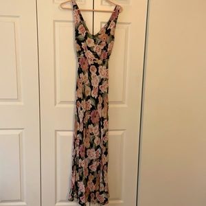Open back maxi dress